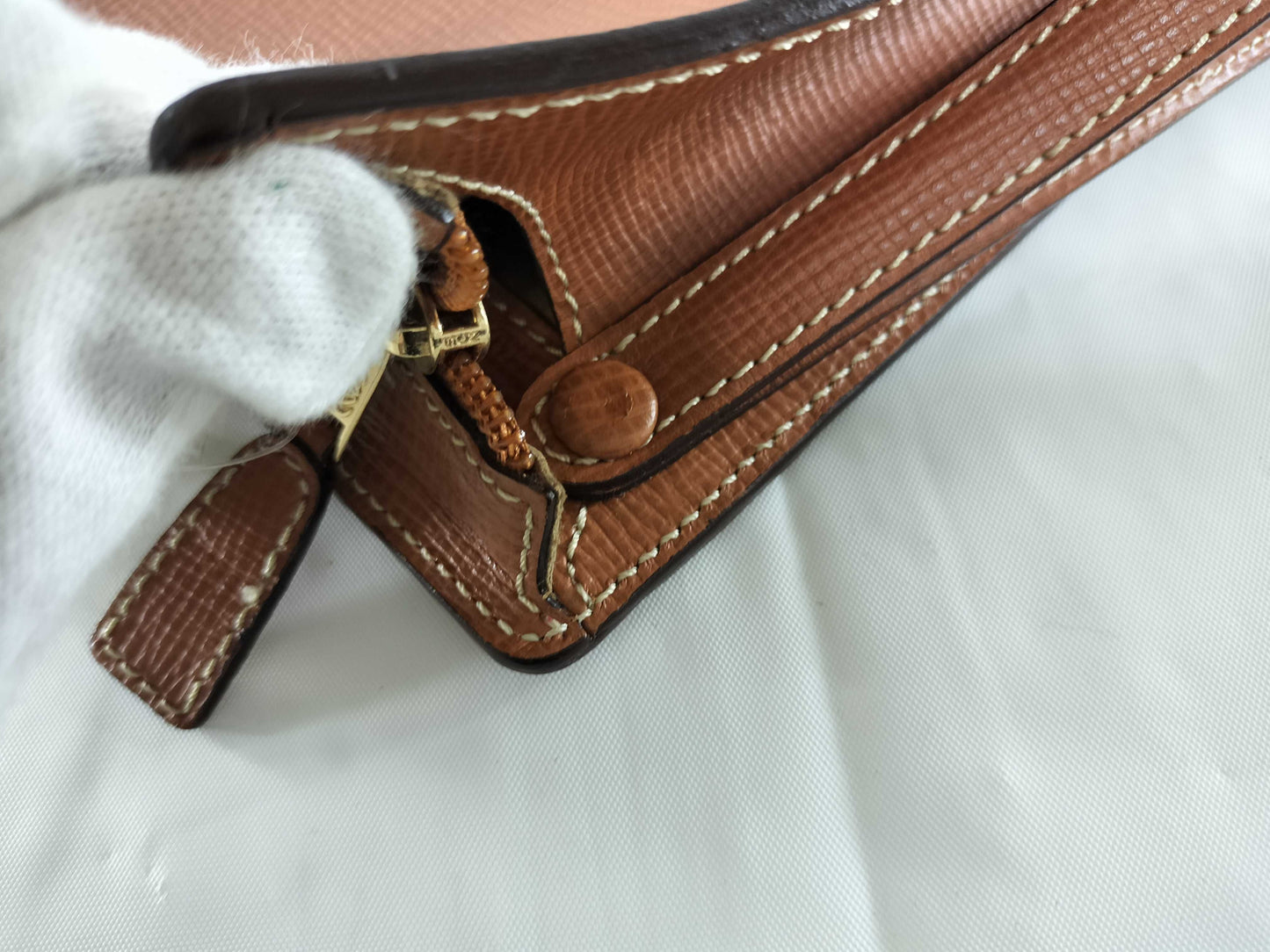 LOEWE Leather Second Bag Anagram Brown Second Bag