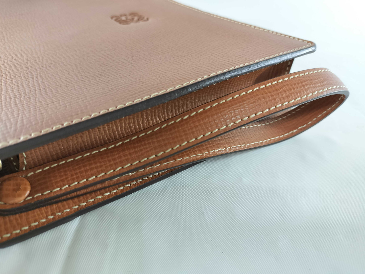 LOEWE Leather Second Bag Anagram Brown Second Bag