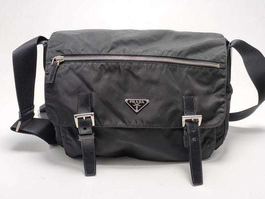 PRADA nylon shoulder bag