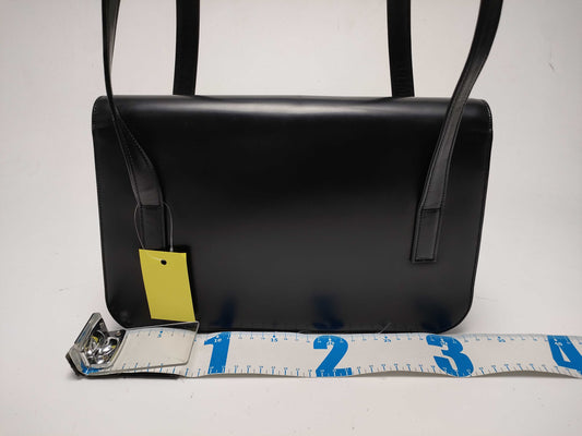 BURBERRY Leather x Nova Check Hand Shoulder Bag
