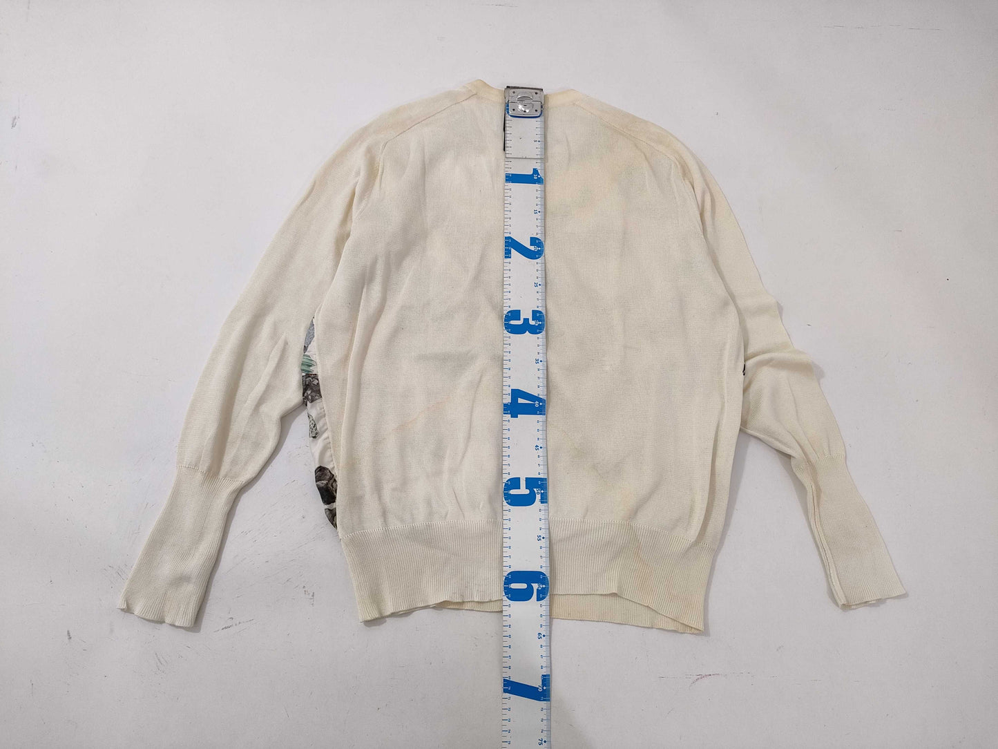 HERMES Cardigan with Natural Stone Motif