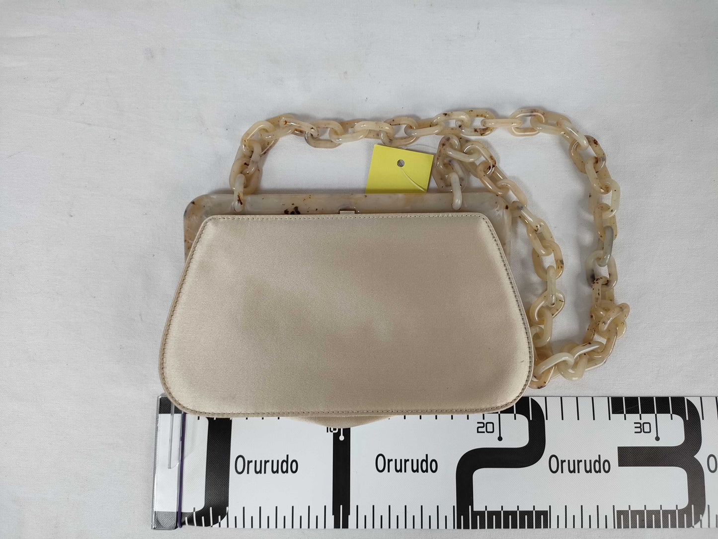 PRADA Nylon Clasp Pouch Chain Shoulder Bag