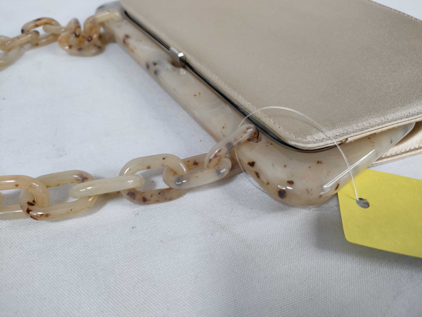 PRADA Nylon Clasp Pouch Chain Shoulder Bag