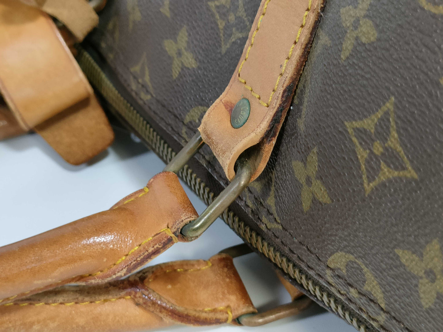 LOUIS VUITTON Monogram M41414 Keepall Bandouliere 55 Boston Bag