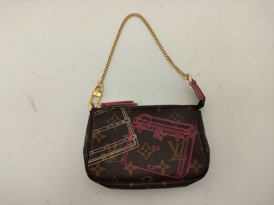 LOUIS VUITTON Monogram M58009 Mini Pochette Accessoires Holiday Pouch