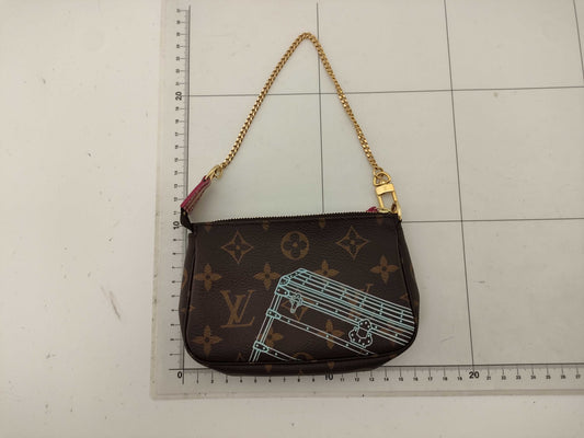 LOUIS VUITTON Monogram M58009 Mini Pochette Accessoires Holiday Pouch