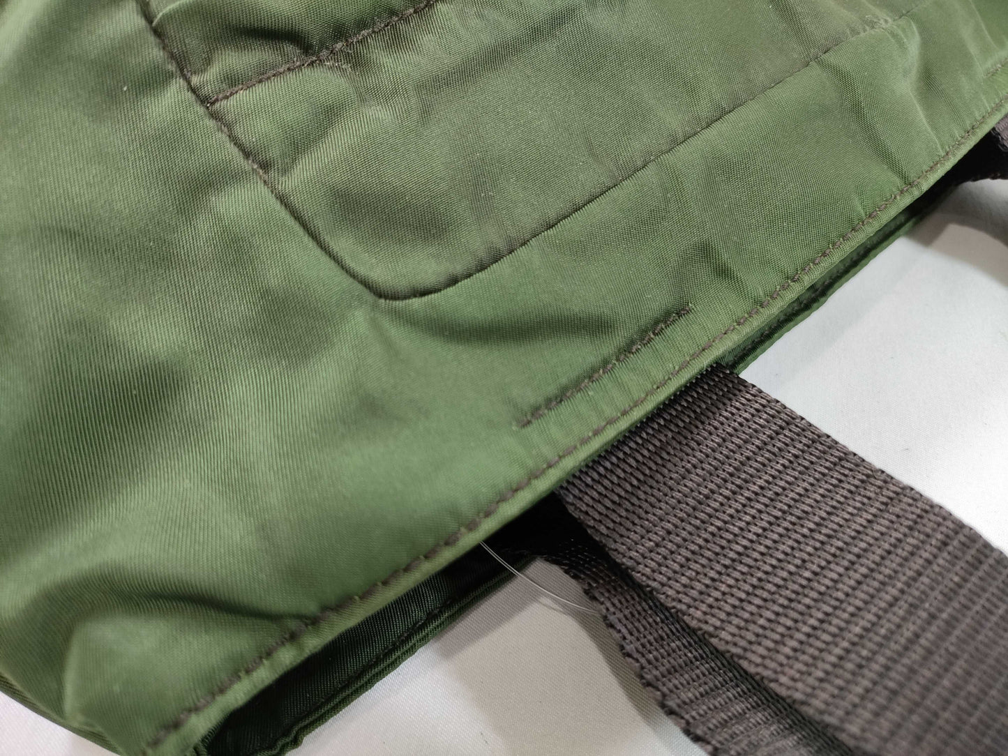 PRADA Nylon Sport Mini Tote Bag Green Handbag