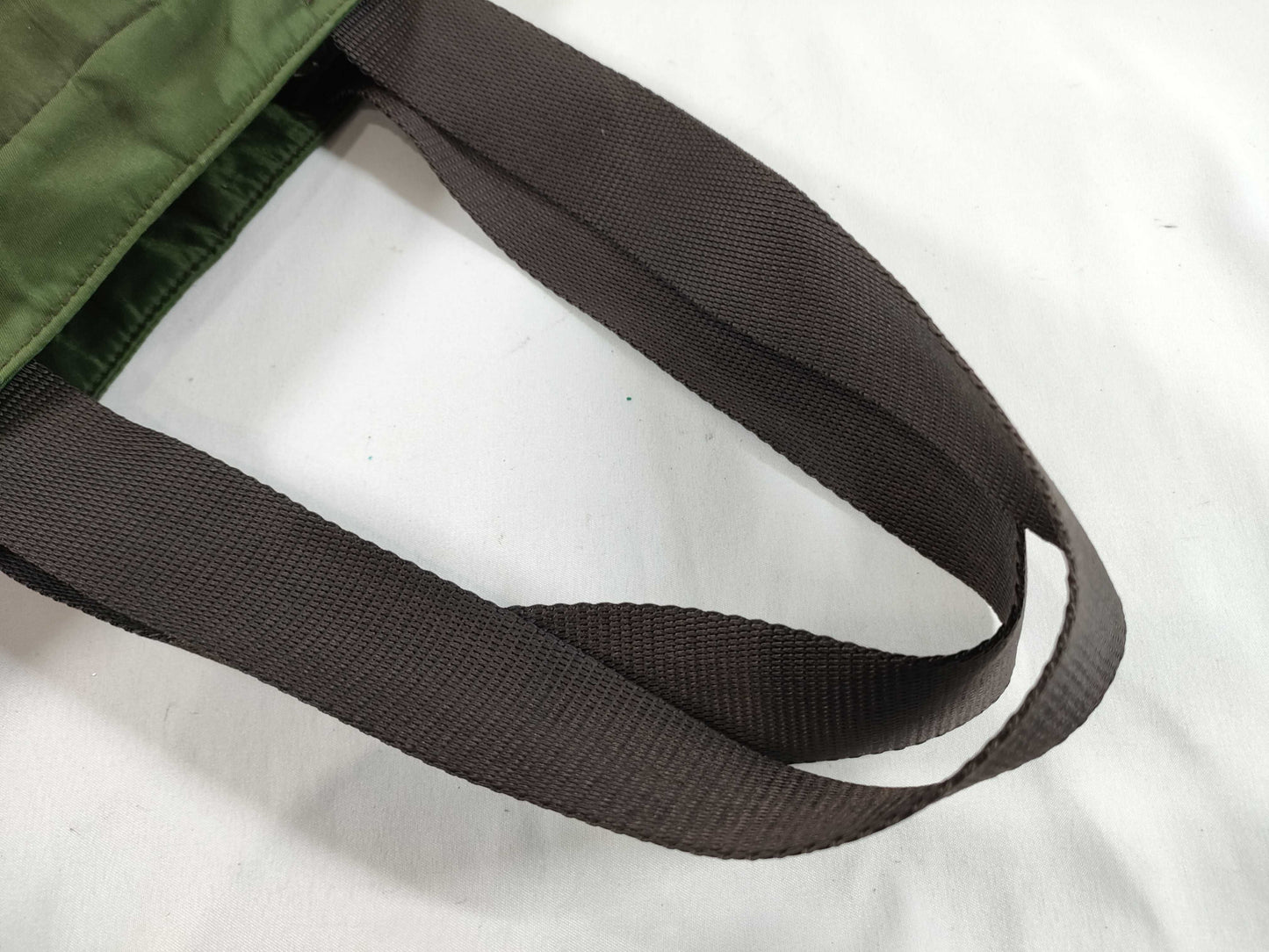 PRADA Nylon Sport Mini Tote Bag Green Handbag