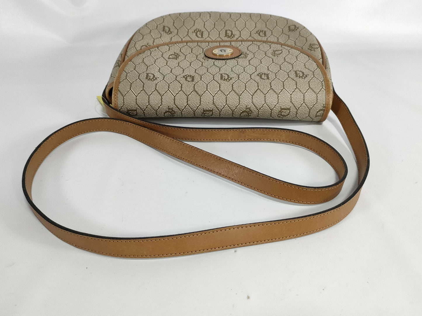 Dior PVC Leather Honeycomb Shoulder Bag