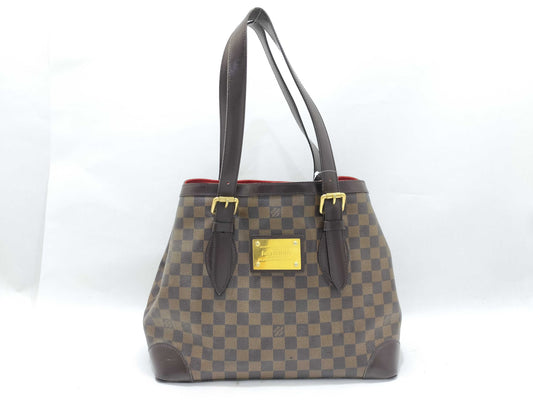 LOUIS VUITTON Damier N51204 Hampstead MM Tote Bag