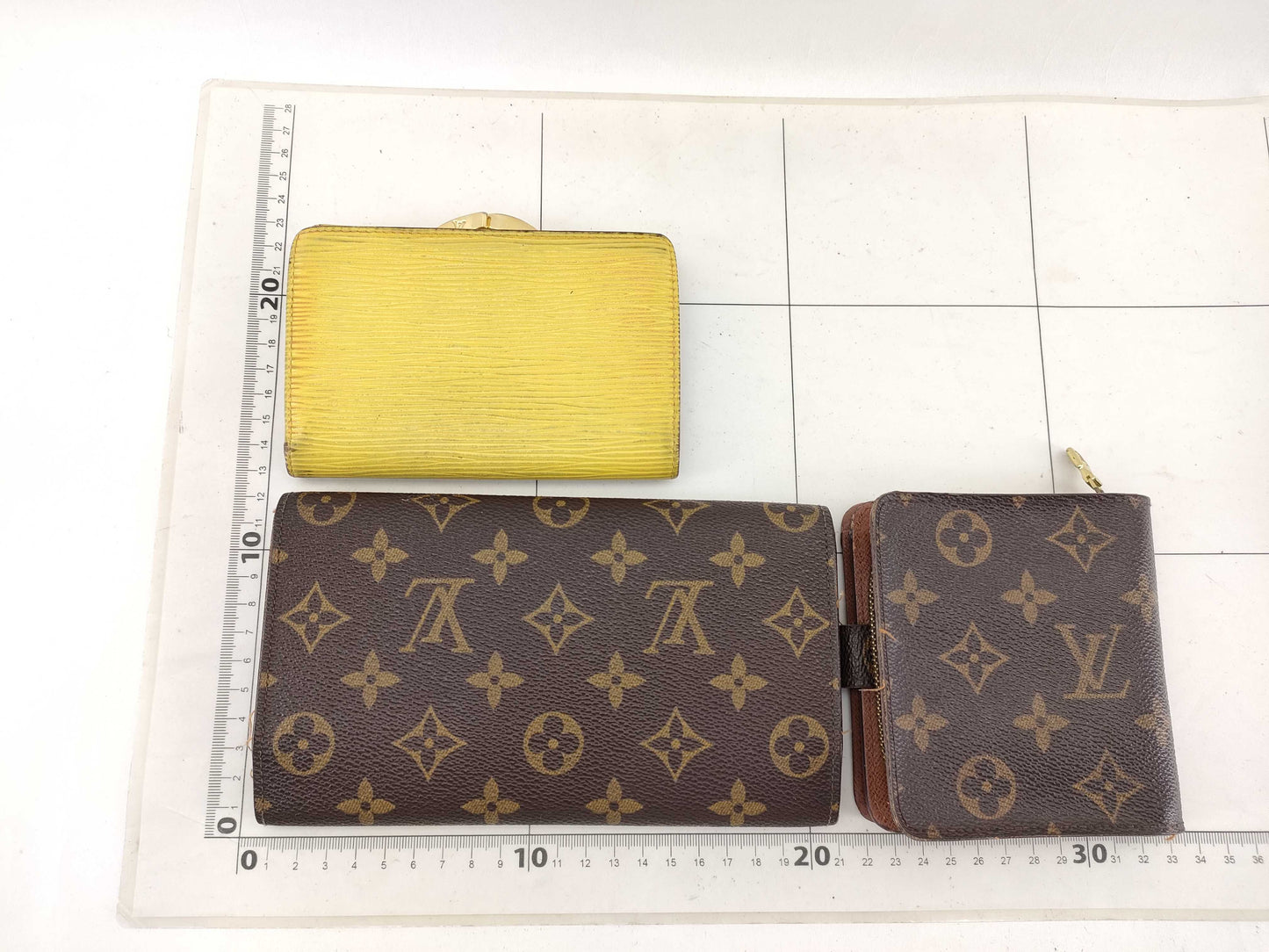 LOUIS VUITTON Monogram Monogram Epi Wallet *3-Piece Set Wallet