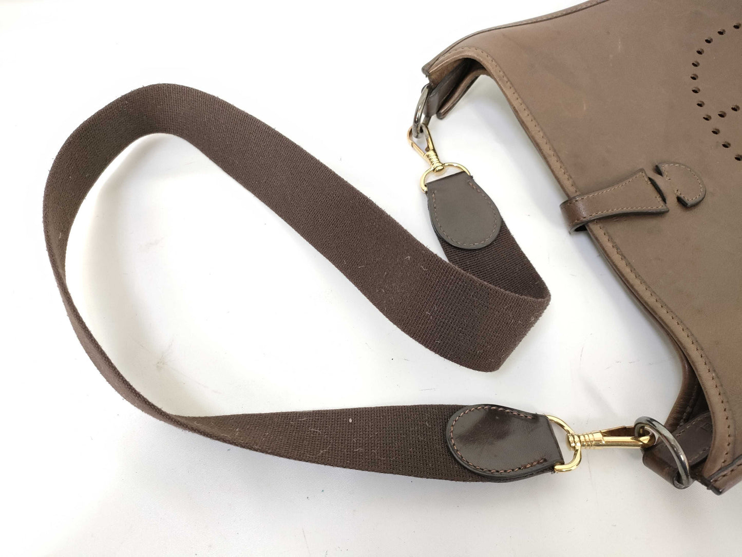 HERMES Evelyn I □G Brown Shoulder Bag