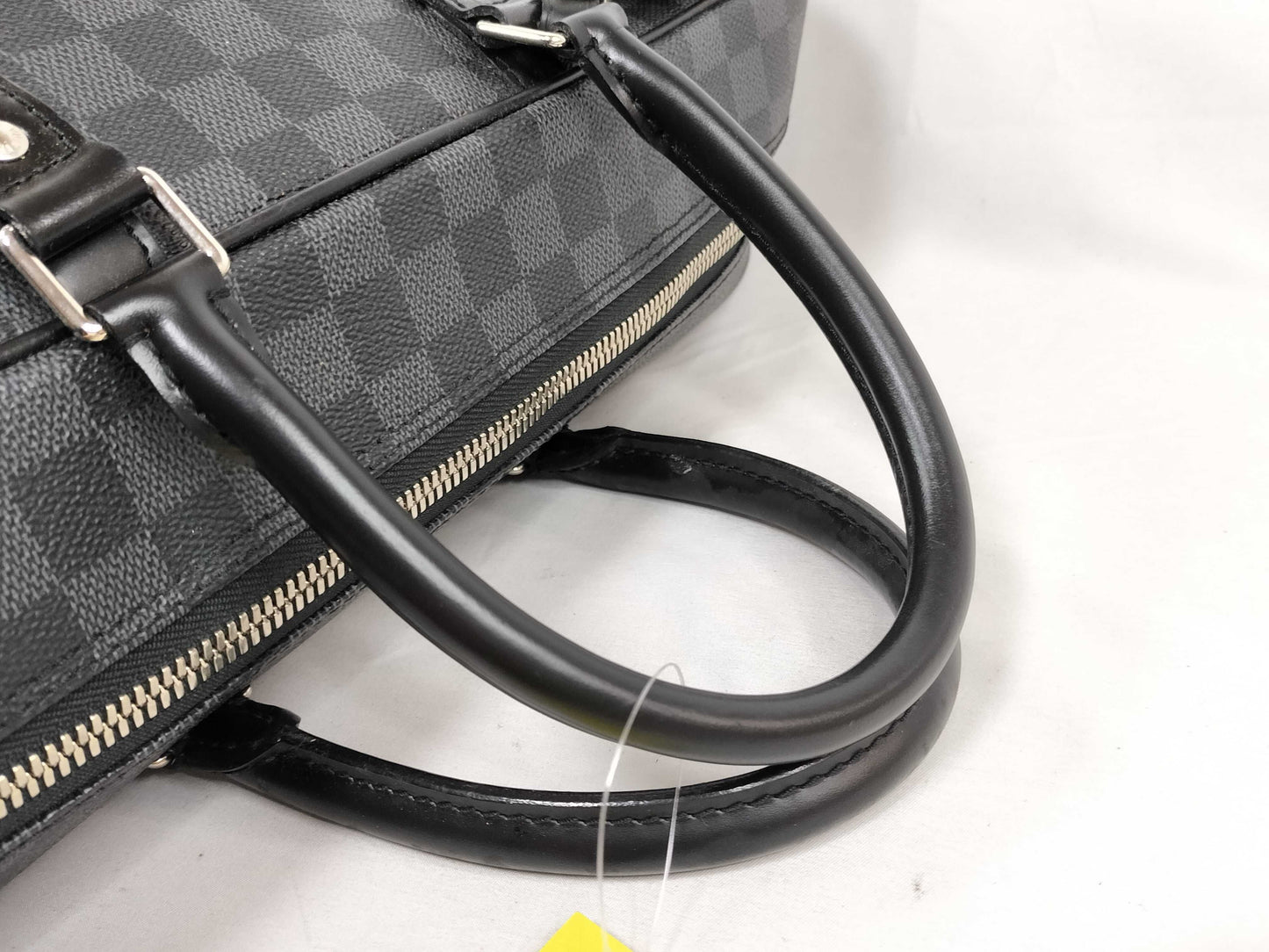 LOUIS VUITTON Damier Graphite Porte-Document Voyage Personalized Business Bag