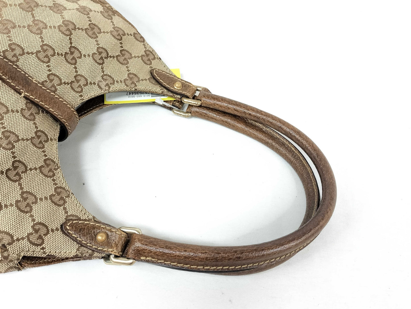 GUCCI GG Canvas Jackie One-Shoulder Handbag