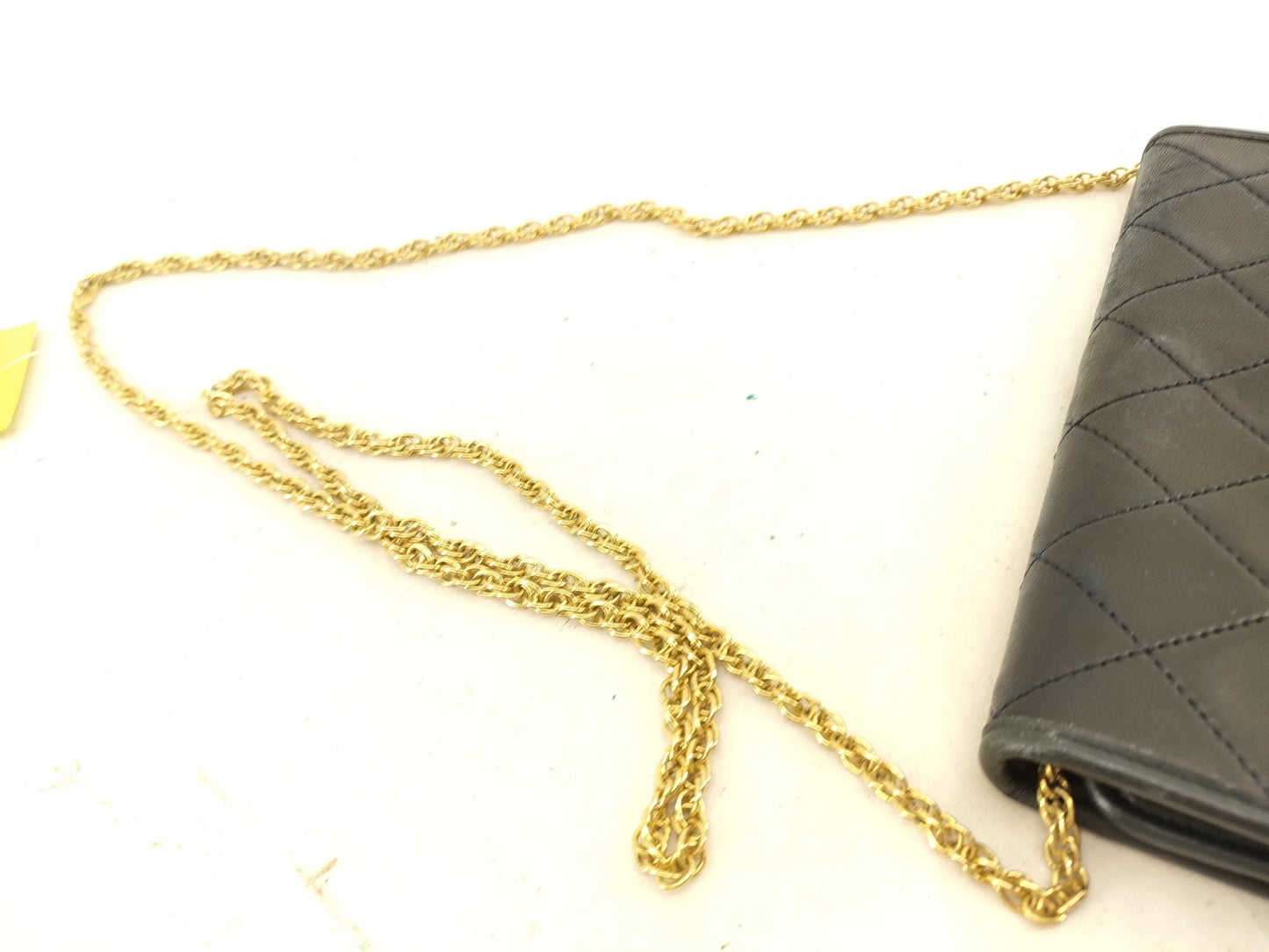 CHANEL Lambskin Chain Wallet Vintage Shoulder Bag