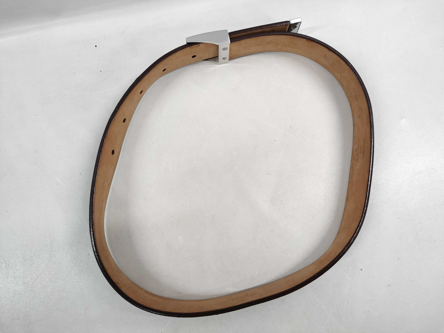 LOUIS VUITTON Monogram M6801 Santur Carre Belt