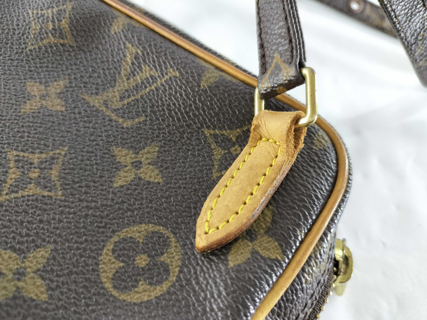 LOUIS VUITTON Monogram M51828 Pochette Marly Bandouliere Shoulder Bag