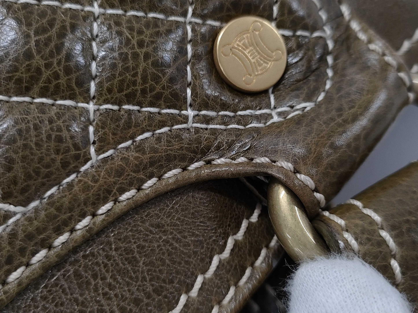 CELINE Leather Boogie Bag Handbag