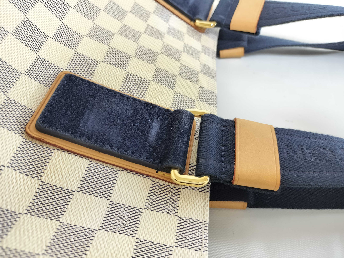 LOUIS VUITTON Damier Azur N41179 Plan Soleil Tote Bag