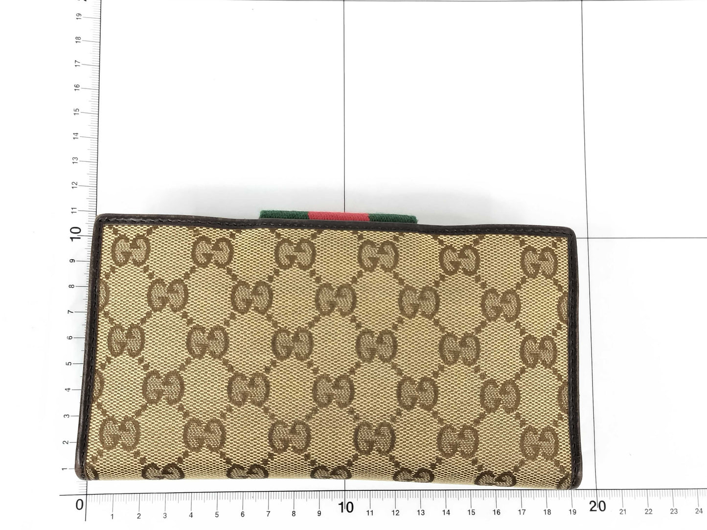 GUCCI GG Long Wallet Sherry Band Wallet