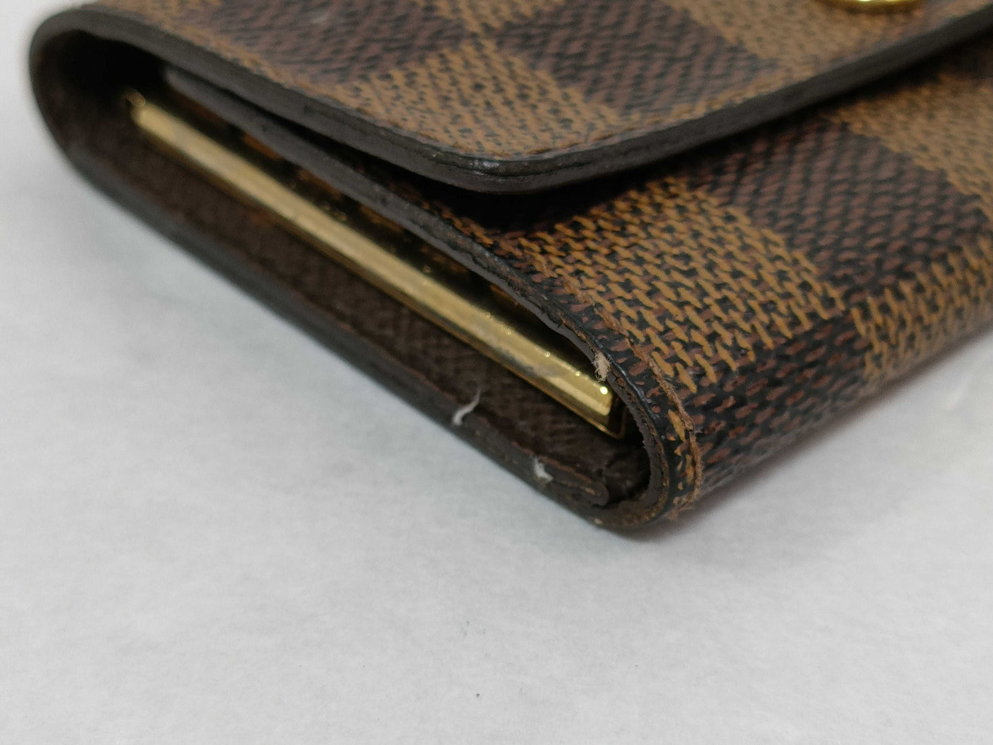 LOUIS VUITTON Damier N 62630 Multicle 6-ring key case with initials