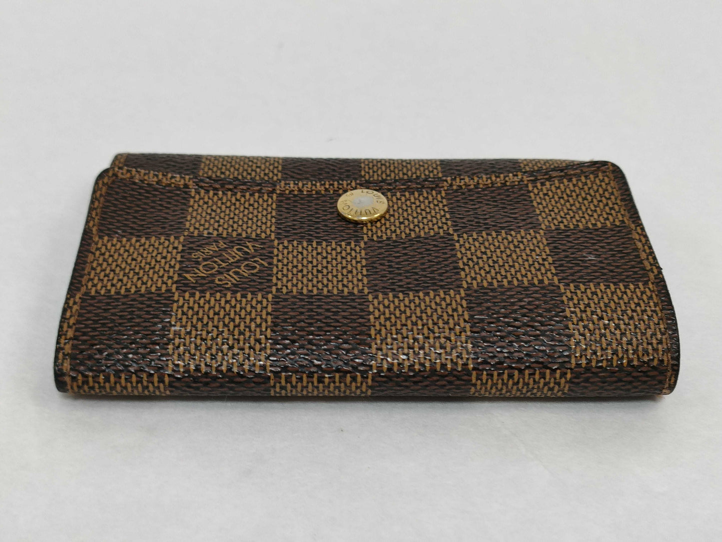 LOUIS VUITTON Damier N 62630 Multicle 6-ring key case with initials