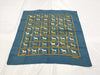 HERMES Carré 90 Horse Blanket Blue Scarf