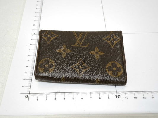 LOUIS VUITTON Monogram M61654 Portefeuille Elise/Key Case/Damier Azur Wallet