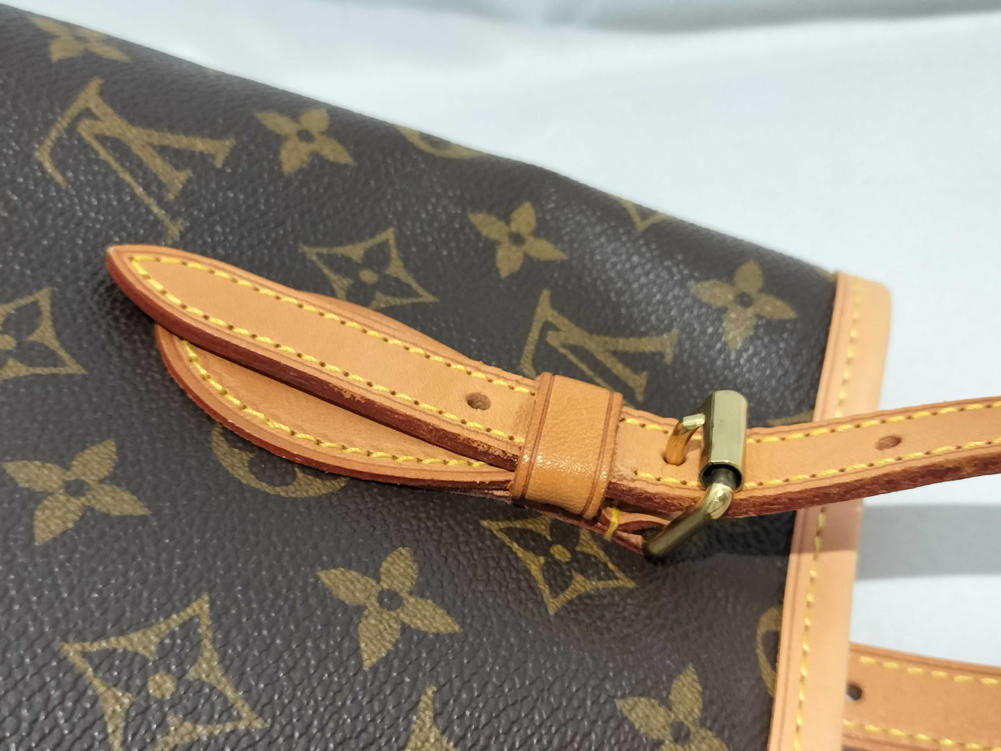 LOUIS VUITTON Monogram M42238 Petit Bucket PM Tote Bag