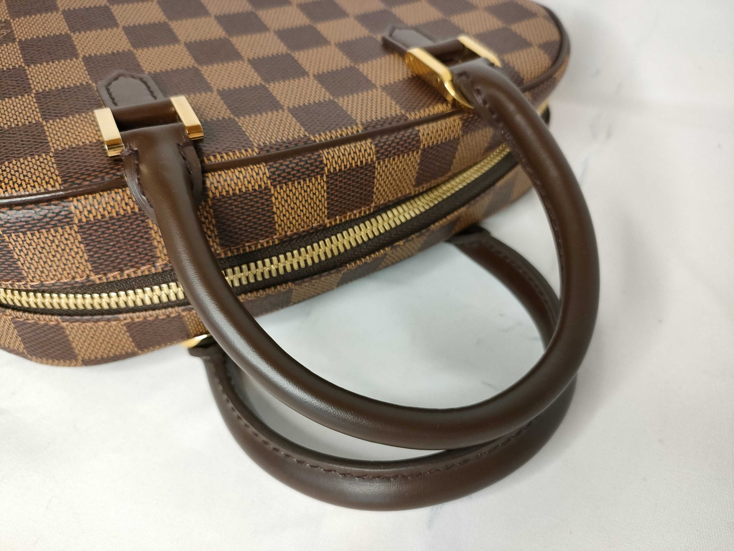 LOUIS VUITTON Damier N51286 Saria Mini Handbag