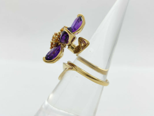 Van Cleef&Arpels Hawaiian #52 Amethyst Citrine 750 10.1g Ring