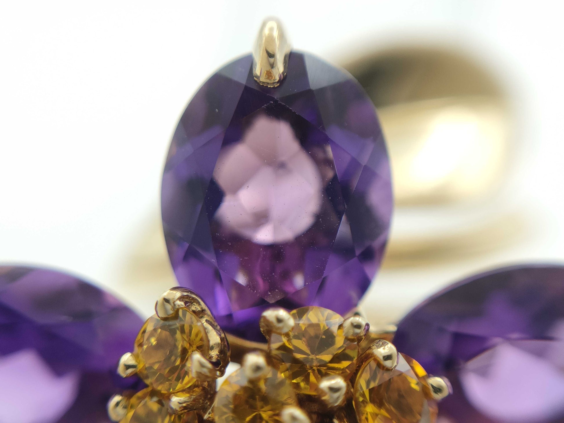 Van Cleef&Arpels Hawaiian #52 Amethyst Citrine 750 10.1g Ring