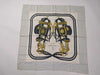 HERMES Carré 90 Brides de Gala Yellow Scarf