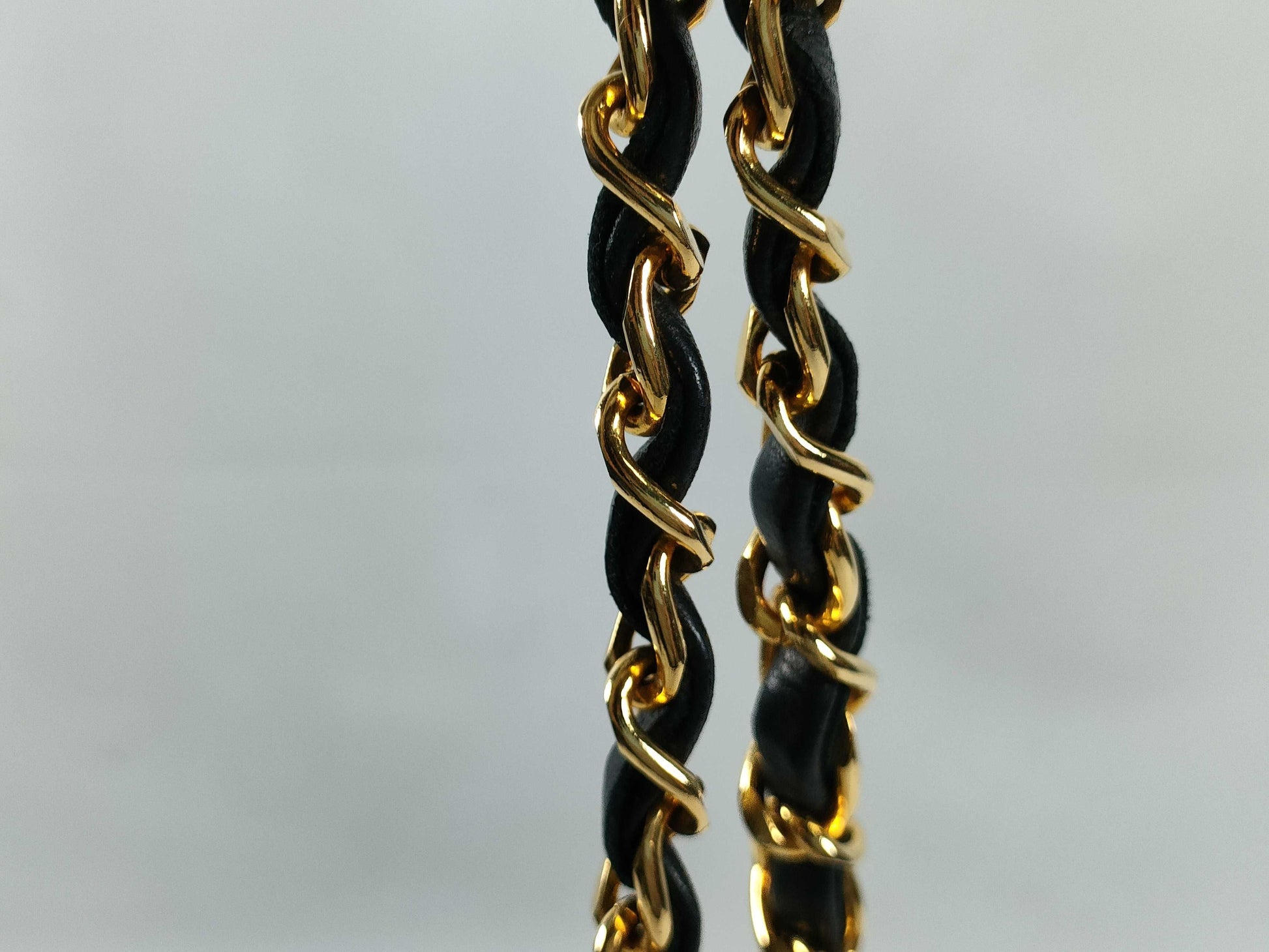 CHANEL Coco Mark Jersey Flap Chain Shoulder Bag