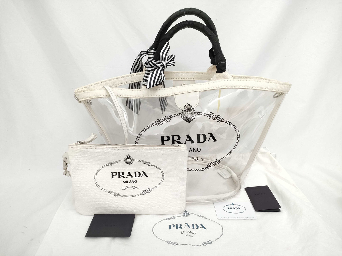 PRADA Plex Clear Tote Bag