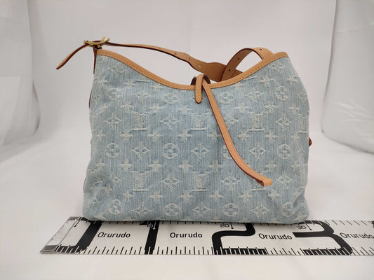 LOUIS VUITTON Monogram Denim Carry Shoulder Bag