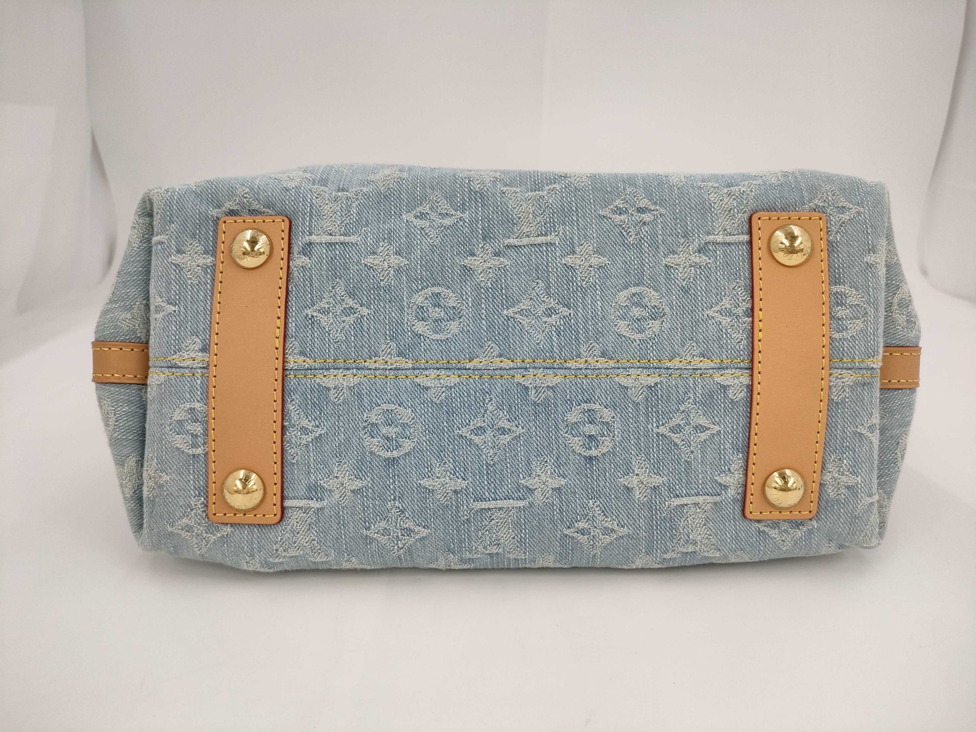 LOUIS VUITTON Monogram Denim Carry Shoulder Bag