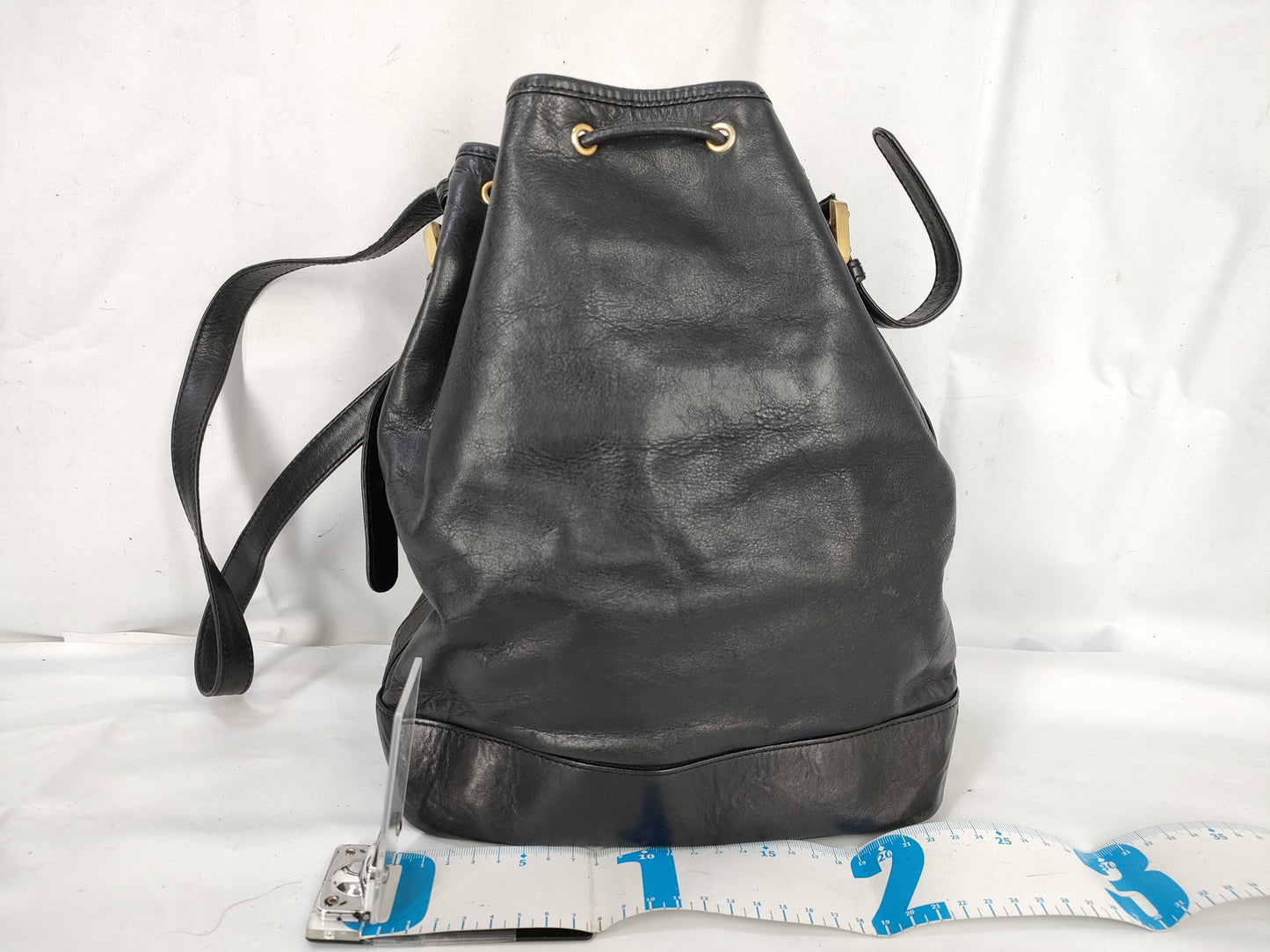 LOEWE Leather Drawstring Shoulder Bag