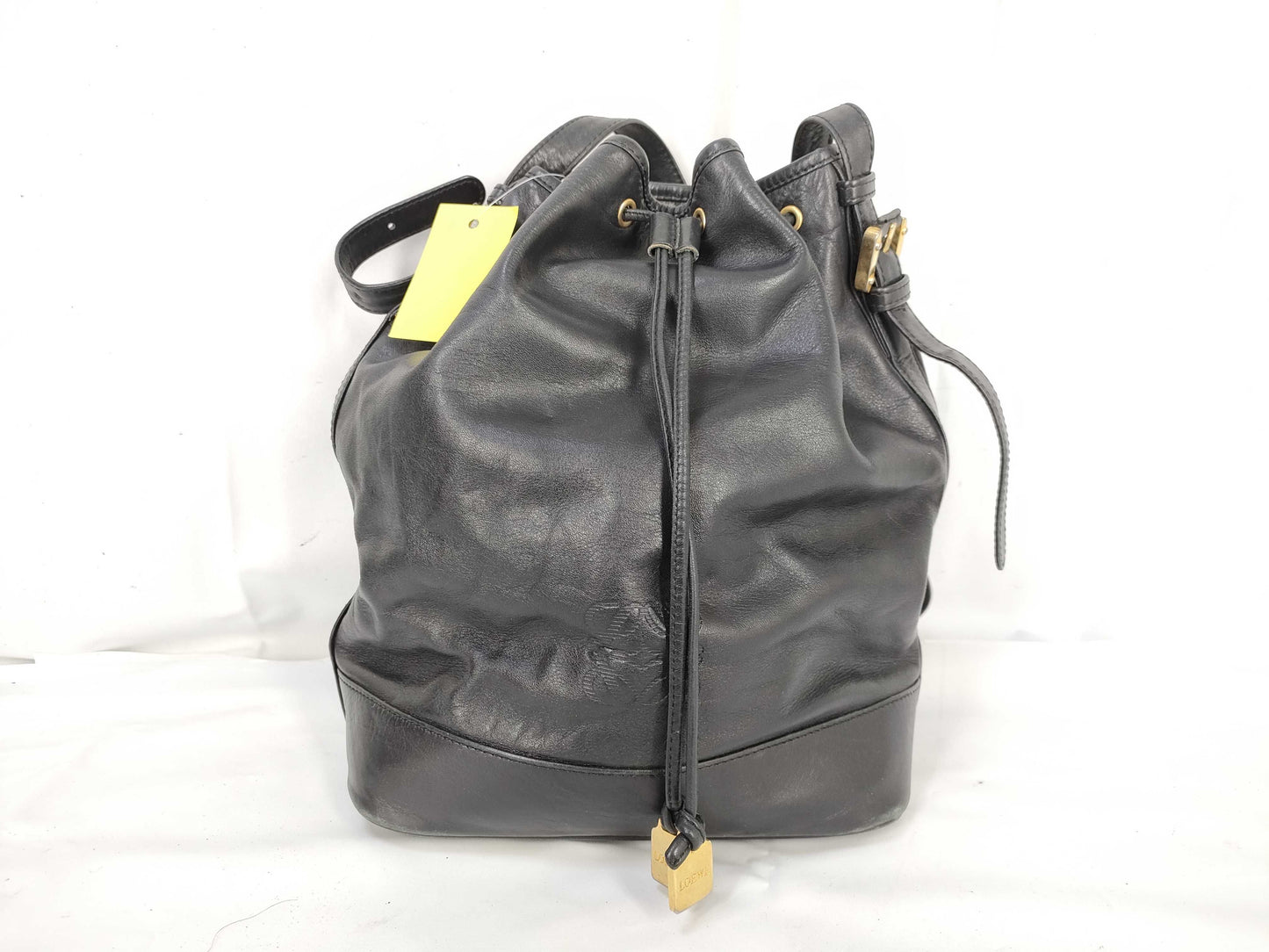 LOEWE Leather Drawstring Shoulder Bag