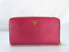 PRADA 1ML348 Vitello Move Round Zip Long Wallet