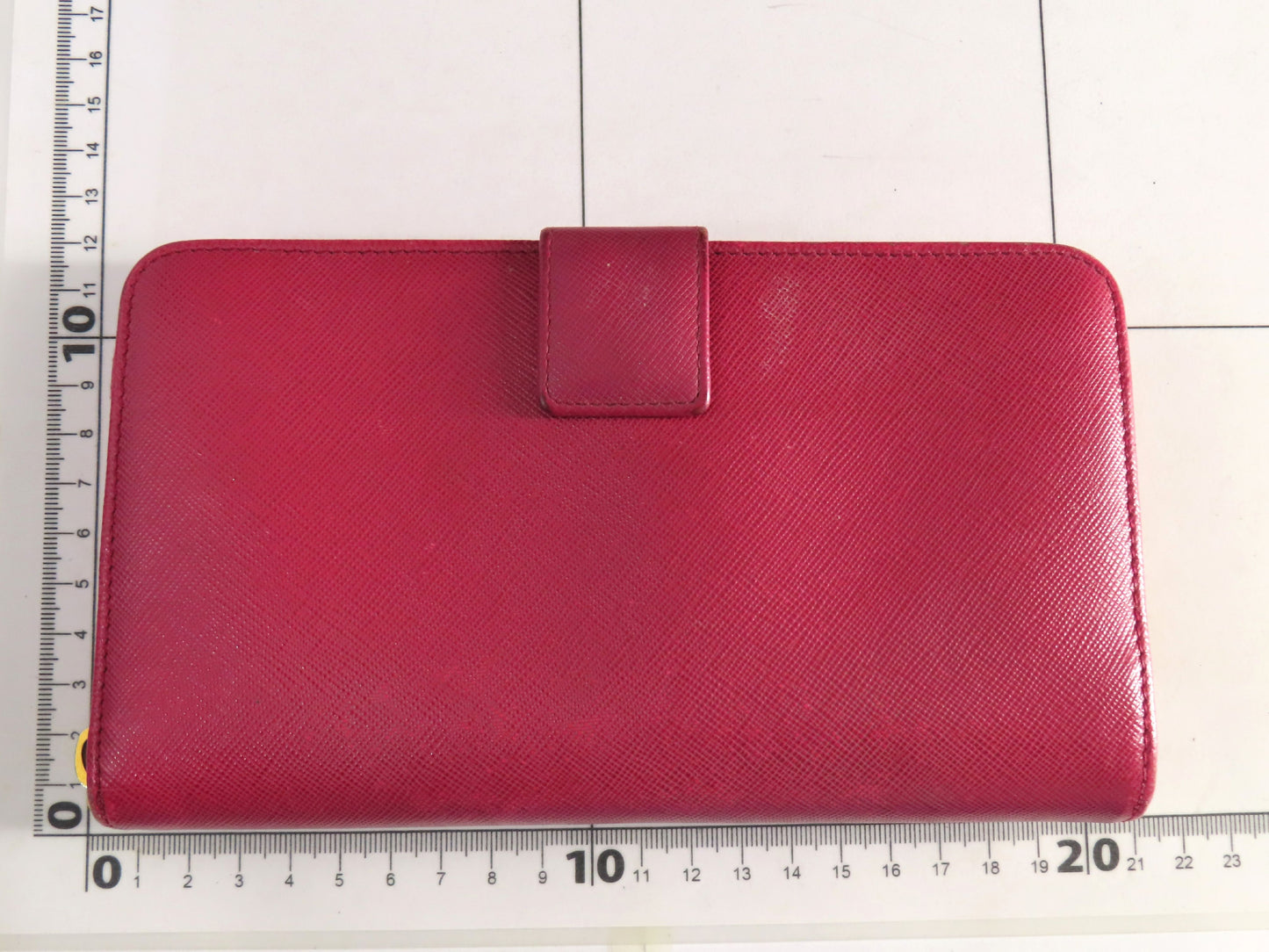 PRADA 1ML348 Vitello Move Round Zip Long Wallet