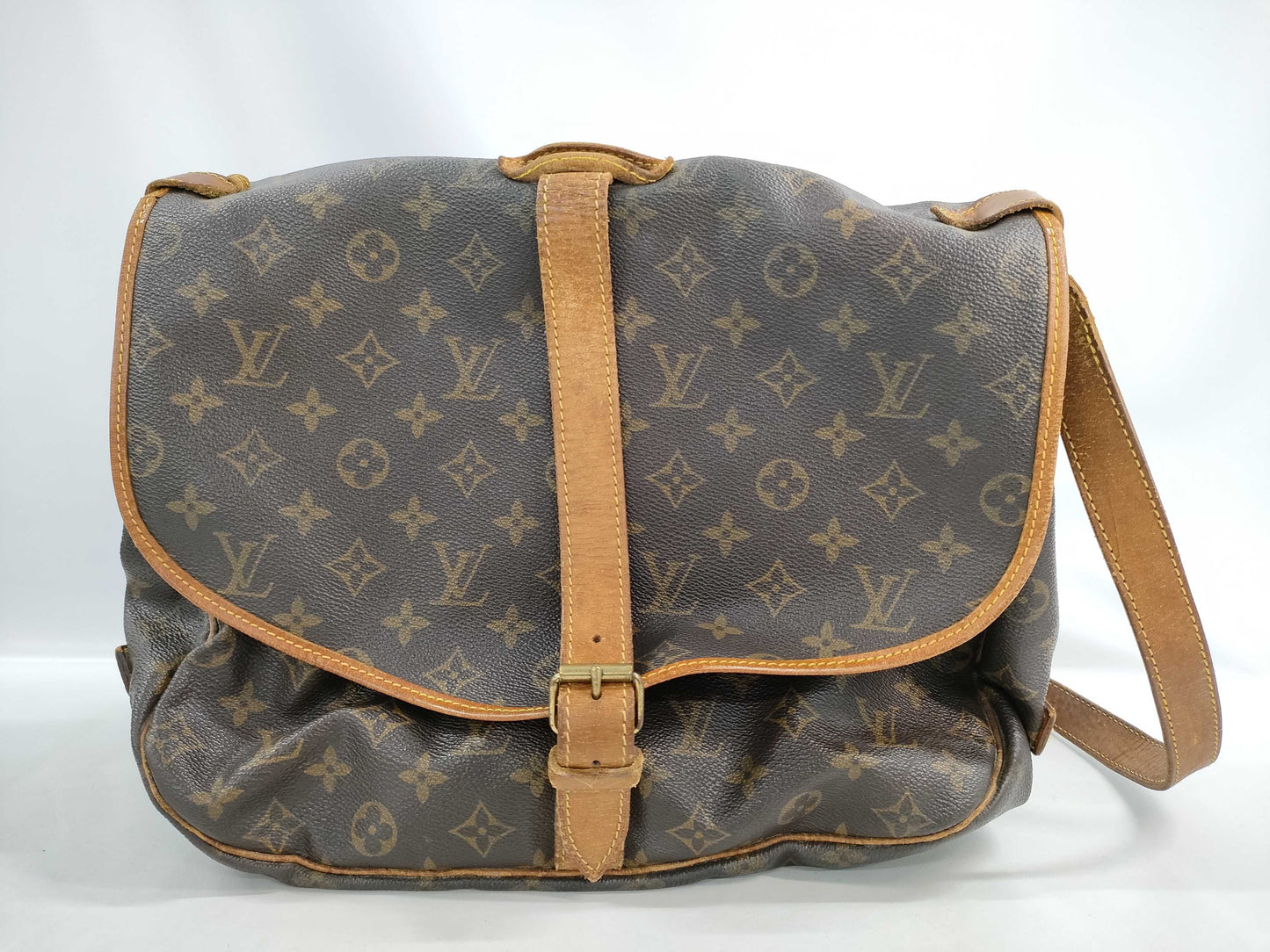 LOUIS VUITTON Monogram M42254 Saumur 35 Shoulder Bag
