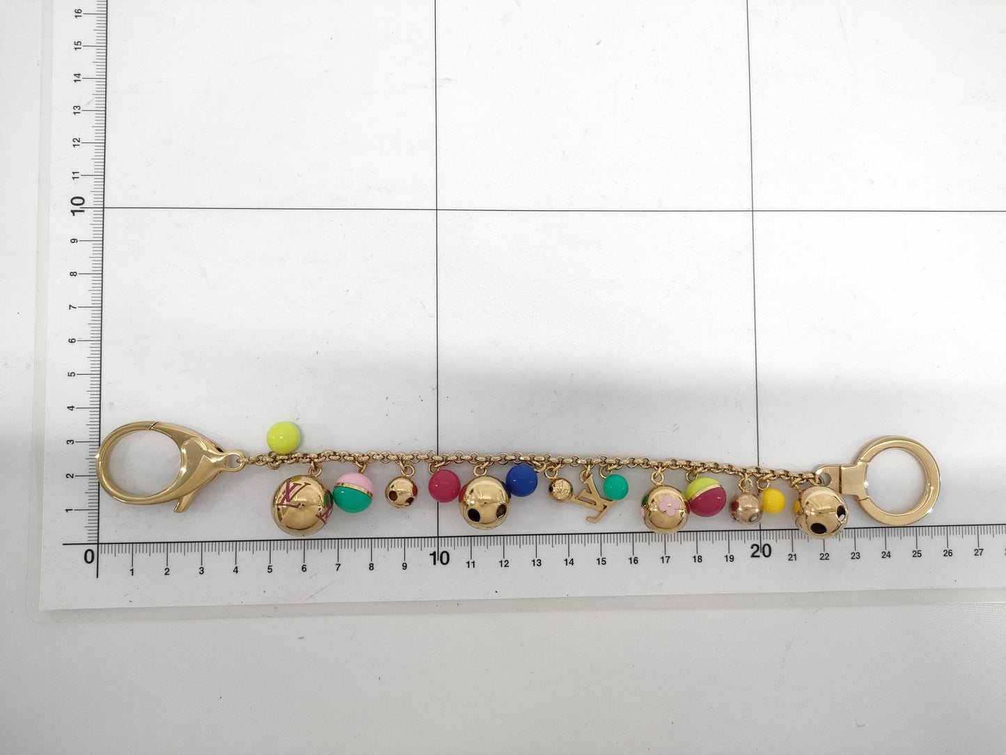 LOUIS VUITTON M62226 Porte Clès Chaine Grullo Bell Motif Key Case/Key Holder