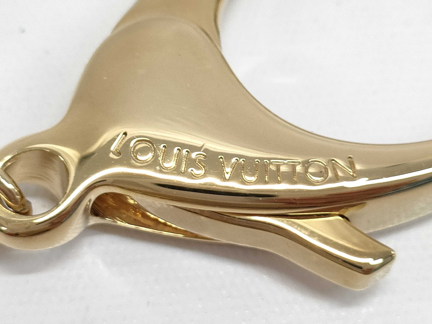 LOUIS VUITTON M62226 Porte Clès Chaine Grullo Bell Motif Key Case/Key Holder