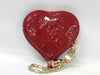 LOUIS VUITTON M93562 Vernis Porte Monnaie Cool Red Heart Coin Case