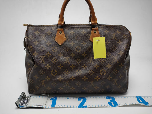 LOUIS VUITTON Monogram M41107 Speedy 35 Boston Bag