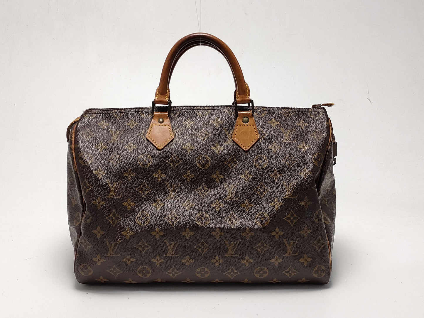 LOUIS VUITTON Monogram M41107 Speedy 35 Boston Bag