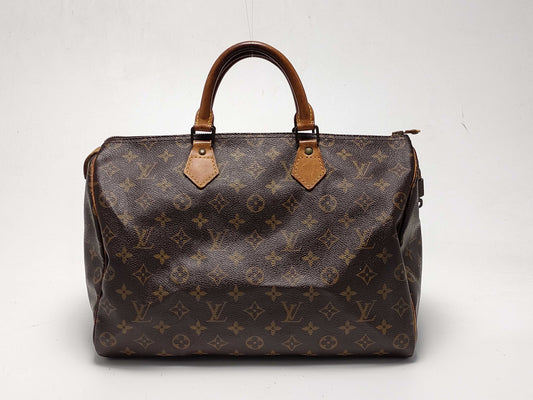 LOUIS VUITTON Monogram M41107 Speedy 35 Boston Bag