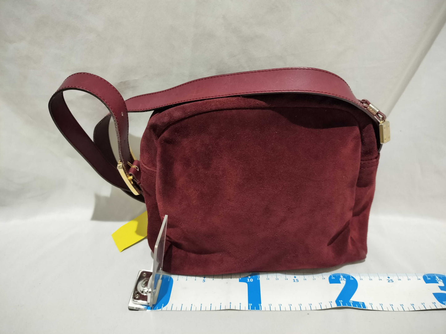 LOEWE Suede Anagram Shoulder Bag