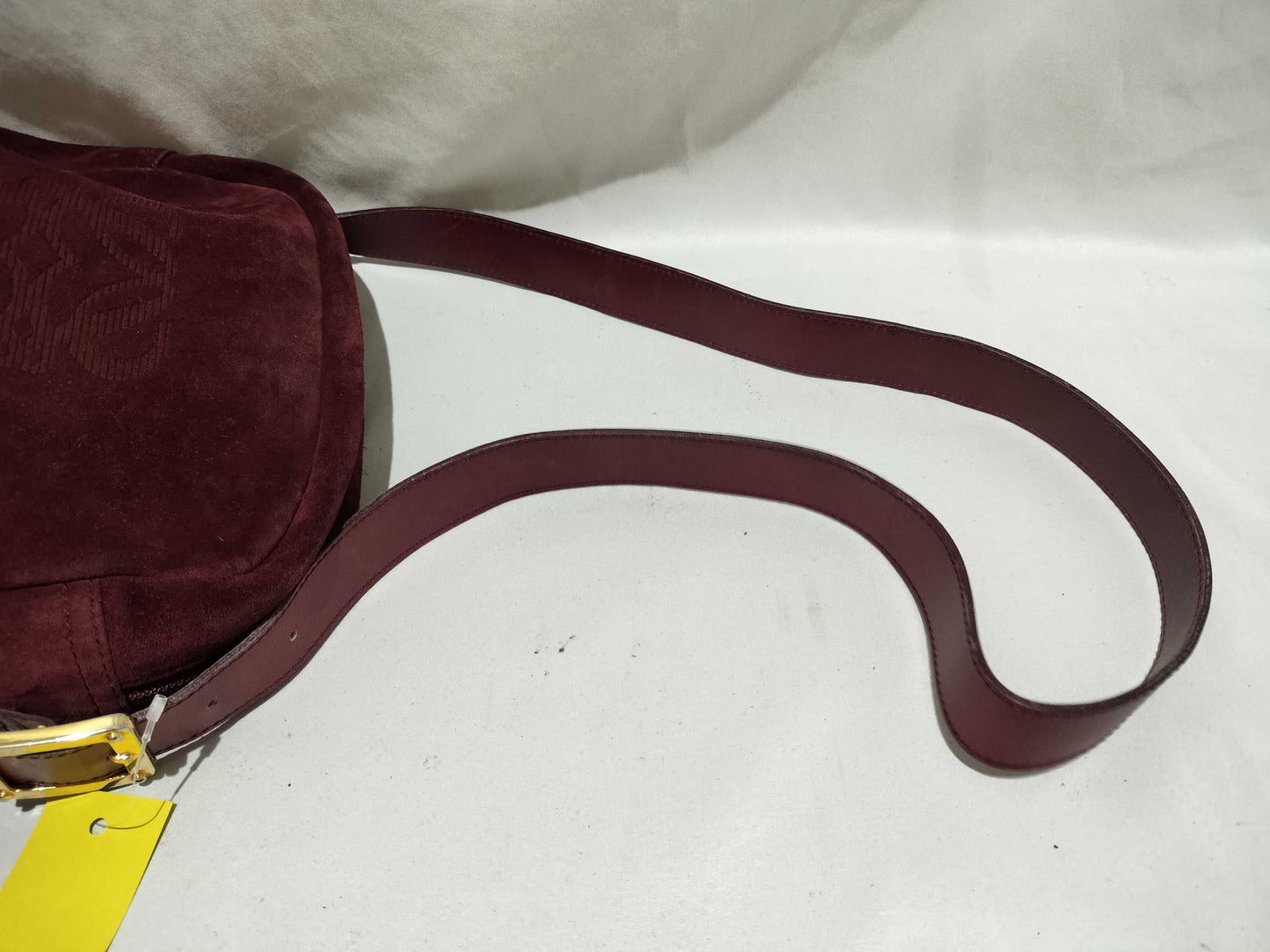 LOEWE Suede Anagram Shoulder Bag